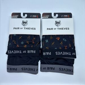 Pair of Thieves Set of 2 / 2pk Men's Super Fit Trunk Underwear